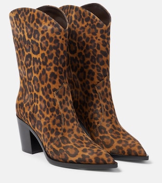 Westernstiefel Denver aus Veloursleder | Gianvito Rossi