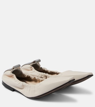 Ballerines en cuir | Brunello Cucinelli