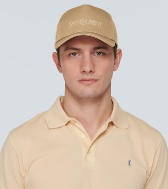 Cappello da baseball in cotone e lino | Saint Laurent