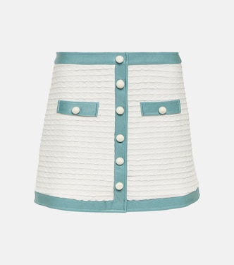 Minifalda en jacquard | Adriana Degreas