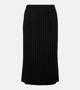 Gonna midi in maglia a coste | Joseph