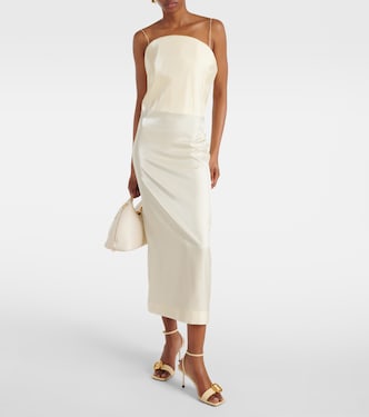 Abito midi Carino in raso | Jacquemus
