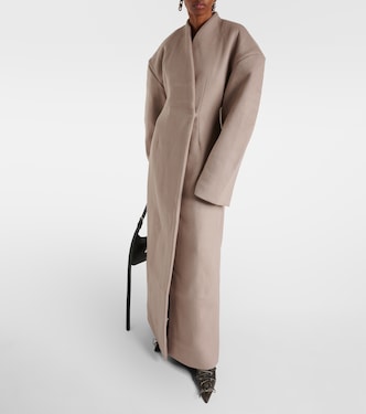 Boxy wool-blend coat | Entire Studios