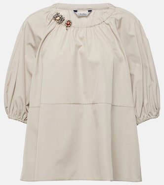 Cotton poplin top | 'S Max Mara