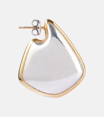 Fin Small 18kt gold-plated sterling silver earrings | Bottega Veneta