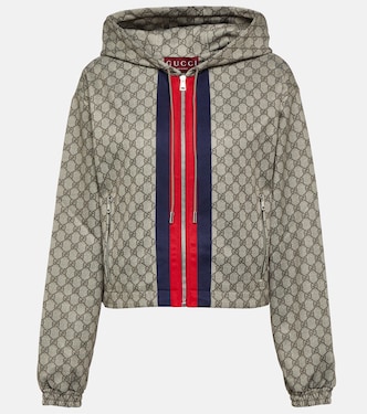 Giacca tecnica GG Web Stripe in jersey | Gucci