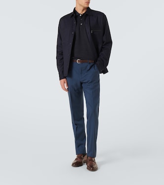 Polo de algodón y seda  | Zegna