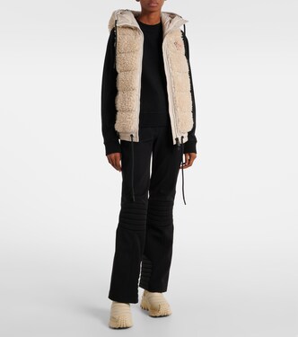 Faux shearling down vest | Moncler Grenoble