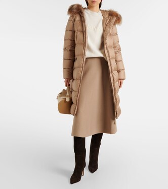 Abrigo Boedic de plumas con borrego | Moncler