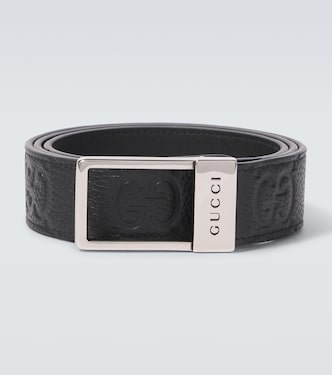 Cintura in pelle GG | Gucci