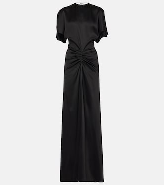 Robe longue en satin | Victoria Beckham