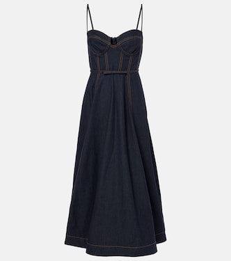 Bustier-Kleid Crush aus Denim | Zimmermann
