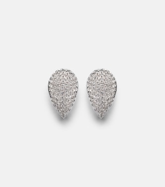 Ohrringe aus 18kt Weißgold mit Diamanten | Suzanne Kalan
