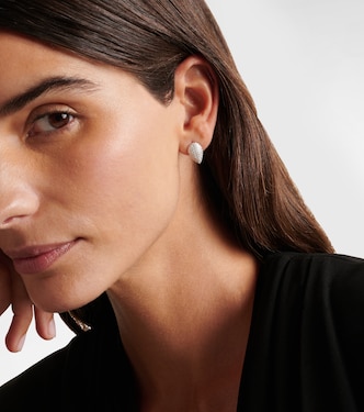 Orecchini in oro bianco 18kt con diamanti | Suzanne Kalan