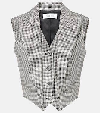 Weste aus Wolle und Mohair | McQueen