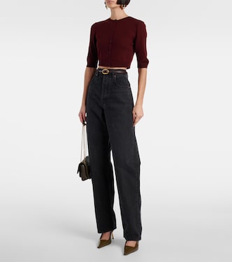 Cardigan cropped in lana | Saint Laurent
