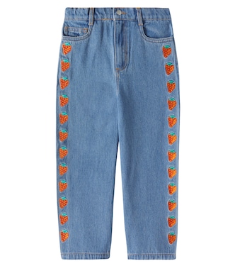 Jeans Strawberries | Tinycottons