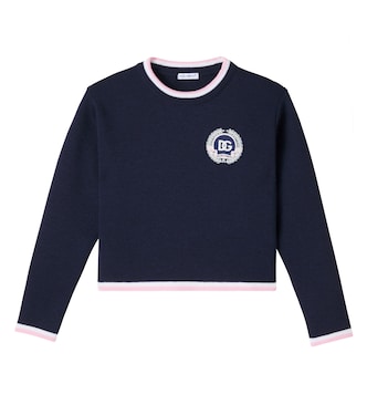 Pull DG en laine vierge | Dolce&Gabbana Kids