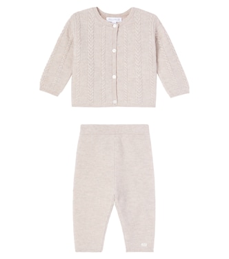 Bebé - set de jersey y pantalones de lana y cachemir | Tartine et Chocolat