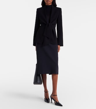 Midnight Grace high-rise jersey pencil skirt | Wolford