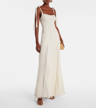 Bow-detail gown | Marmar Halim