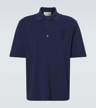 Cotton piqué polo shirt | Ami Paris