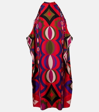Collane cutout silk kaftan | Pucci