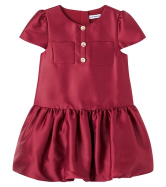 Balloon taffeta dress | Self-Portrait Kids