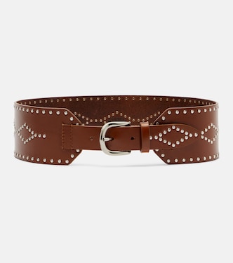 Lucie studded leather belt | Isabel Marant
