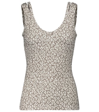 Tank top Dixon print de leopardo | Varley