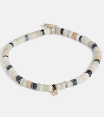 Elephant Family 14kt yellow gold beaded bracelet | Sydney Evan