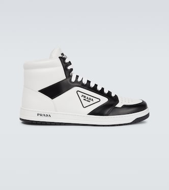 High-Top Sneakers aus Leder | Prada