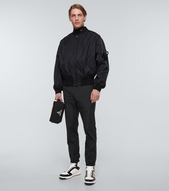 High-Top Sneakers aus Leder | Prada