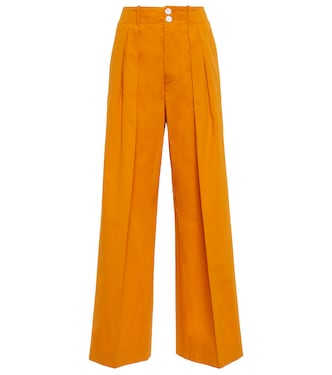 Pantalon ample à taille haute en coton | Plan C