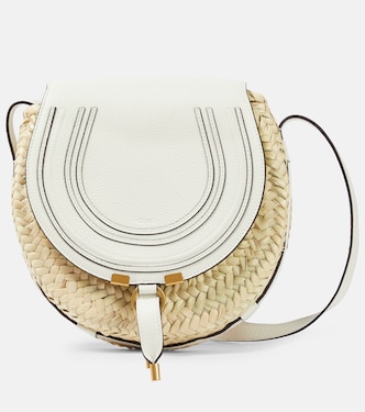 Borsa a tracolla Marcie Small in rafia | Chloé
