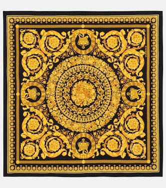 Pañuelo Barocco en sarga de seda | Versace
