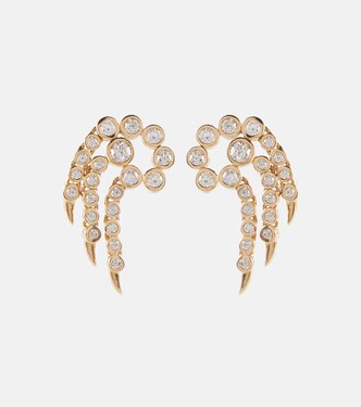 Orecchini a cerchio Sparkler Small in oro 14kt | Ondyn