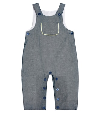 Baby - Salopette in lino e cotone | La Coqueta
