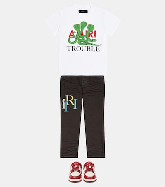 Logo cotton T-shirt | Amiri Kids