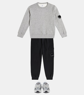 Basic cotton fleece sweatpants | C.P. Company Kids