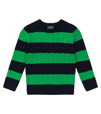Pull rayé en coton | Polo Ralph Lauren Kids