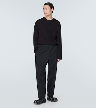 Oversize-Pullover aus einem Baumwollgemisch | Jil Sander