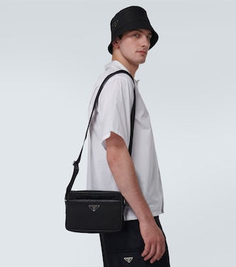 Messenger Bag aus Re-Nylon und Leder | Prada