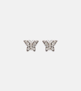 Ohrringe Fireworks Butterfly aus 18kt Weißgold mit Diamanten | Suzanne Kalan