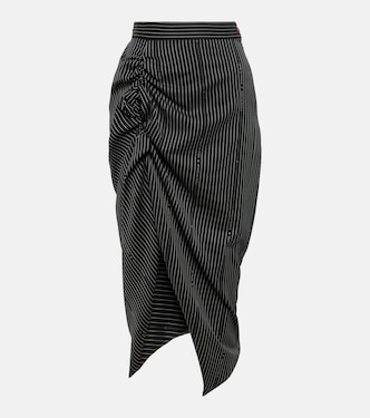 Gonna midi in lana e cotone a righe | Vivienne Westwood