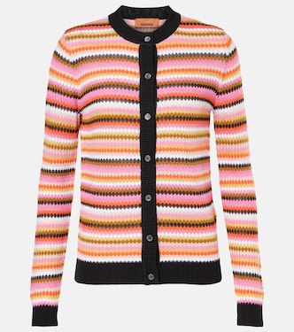 Striped cotton-blend cardigan | Missoni