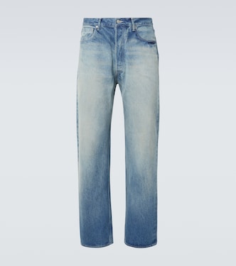 Faded wide-leg jeans | Auralee