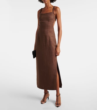 Robe midi en lin | SIR