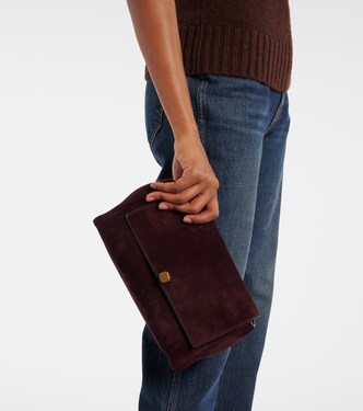 Clutch Cate in suede | Khaite