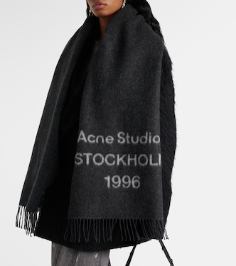 Sciarpa in lana con logo | Acne Studios